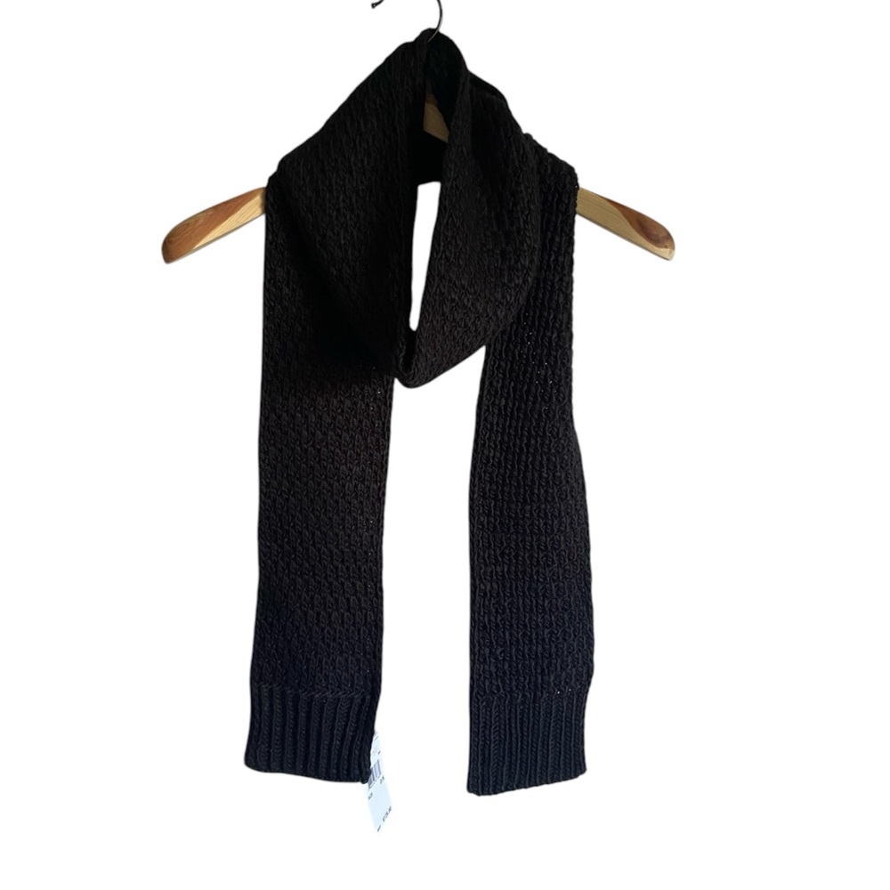 Michael Kors NWT Black Knit Scarf